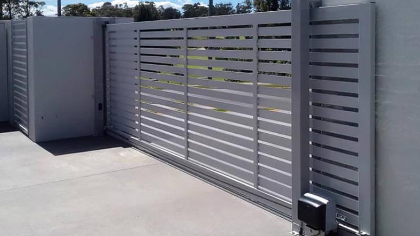 откатные ворота в Павловской